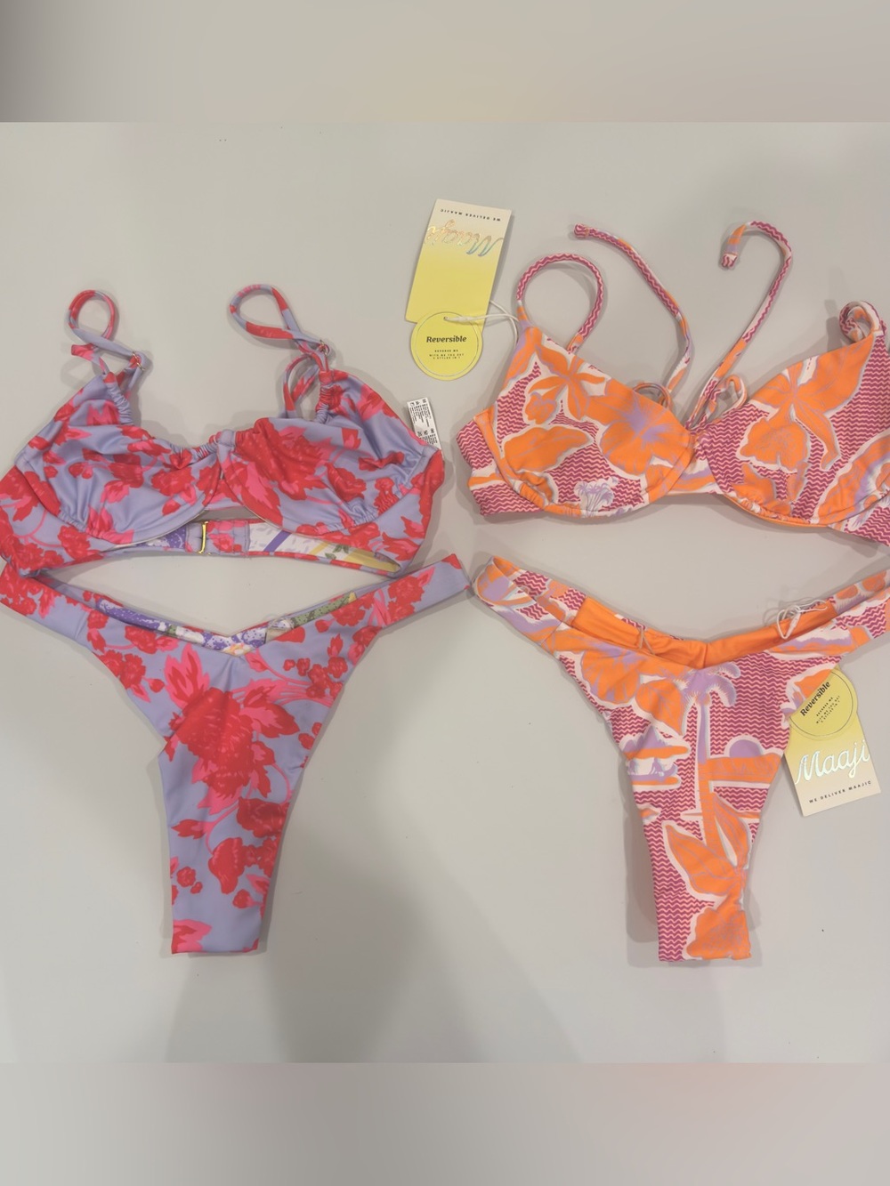 Bundle 2 Maaji Bikinis Size Medium NWOT & NWT